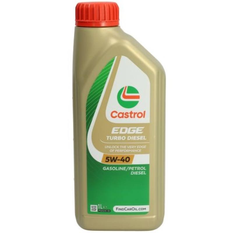 масло castrol edge turbo diesel 5w40 1l