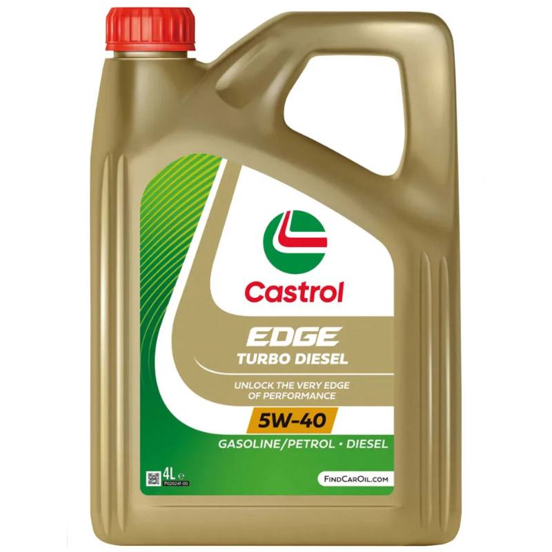 масло castrol edge turbo diesel 5w40 4l