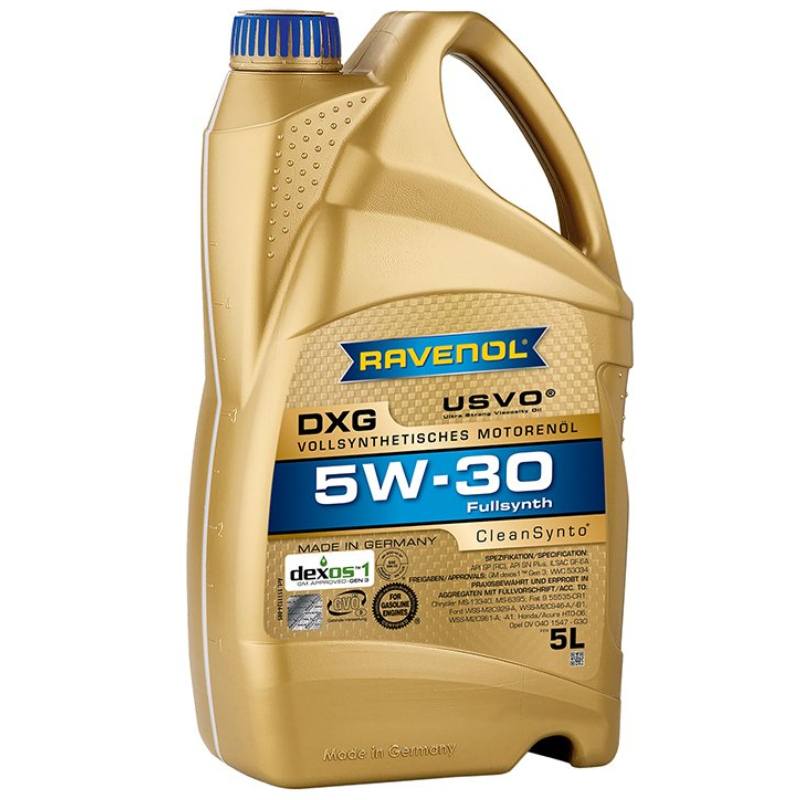 масло рravenol dxg 5w30 от 5 литра