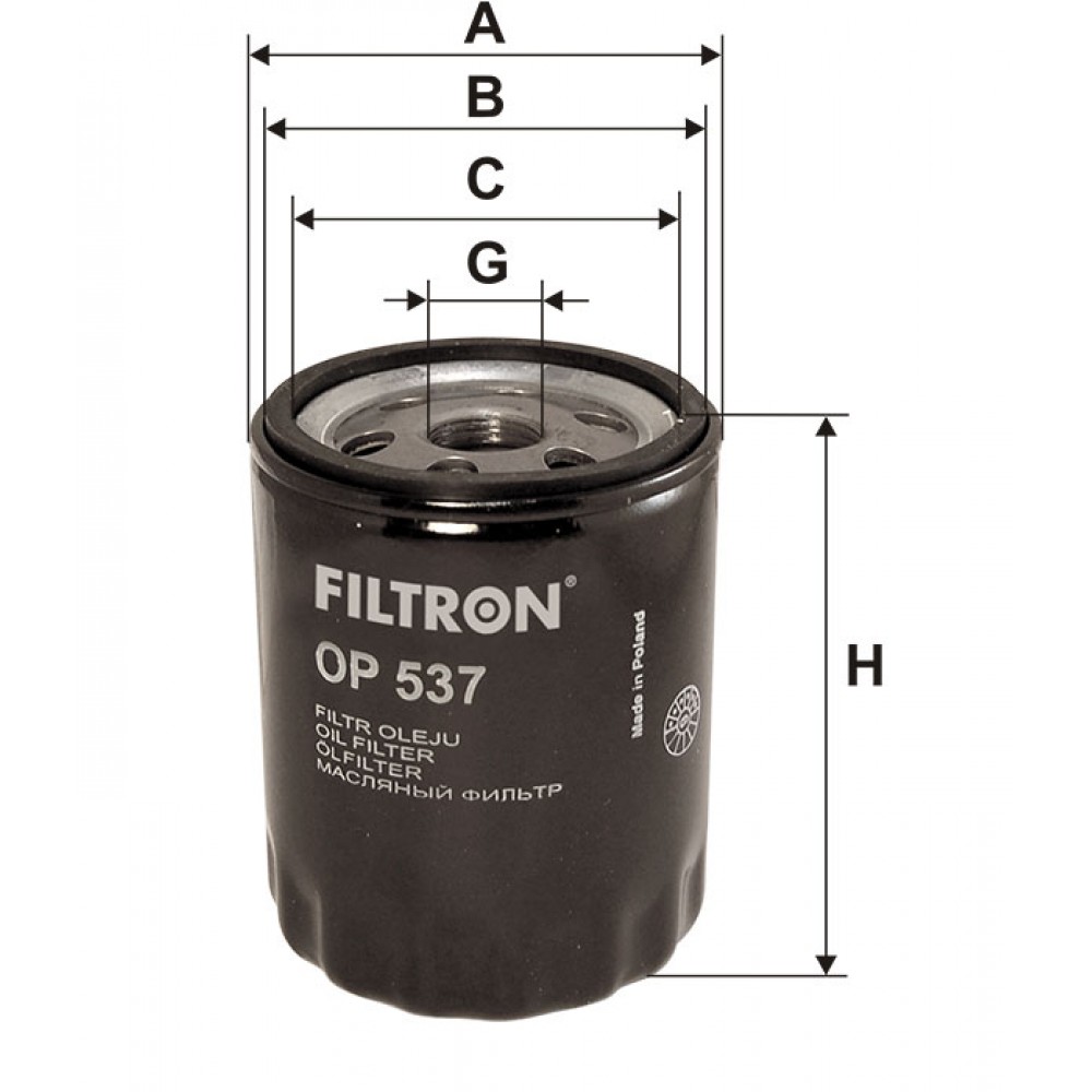 Маслен филтър FILTRON OP 537