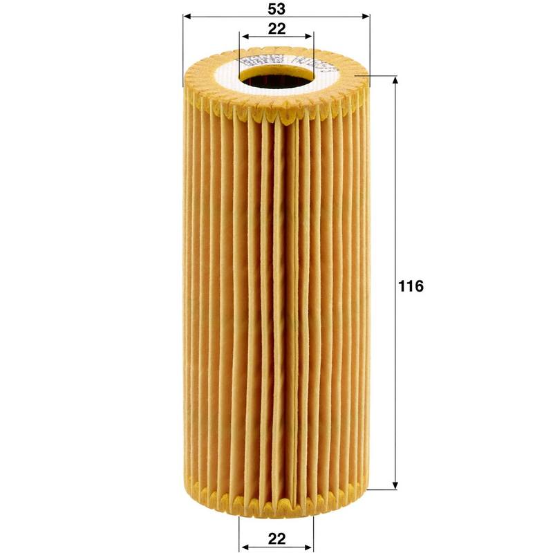 маслен филтър mann filter HU 615 3x за мерцедес